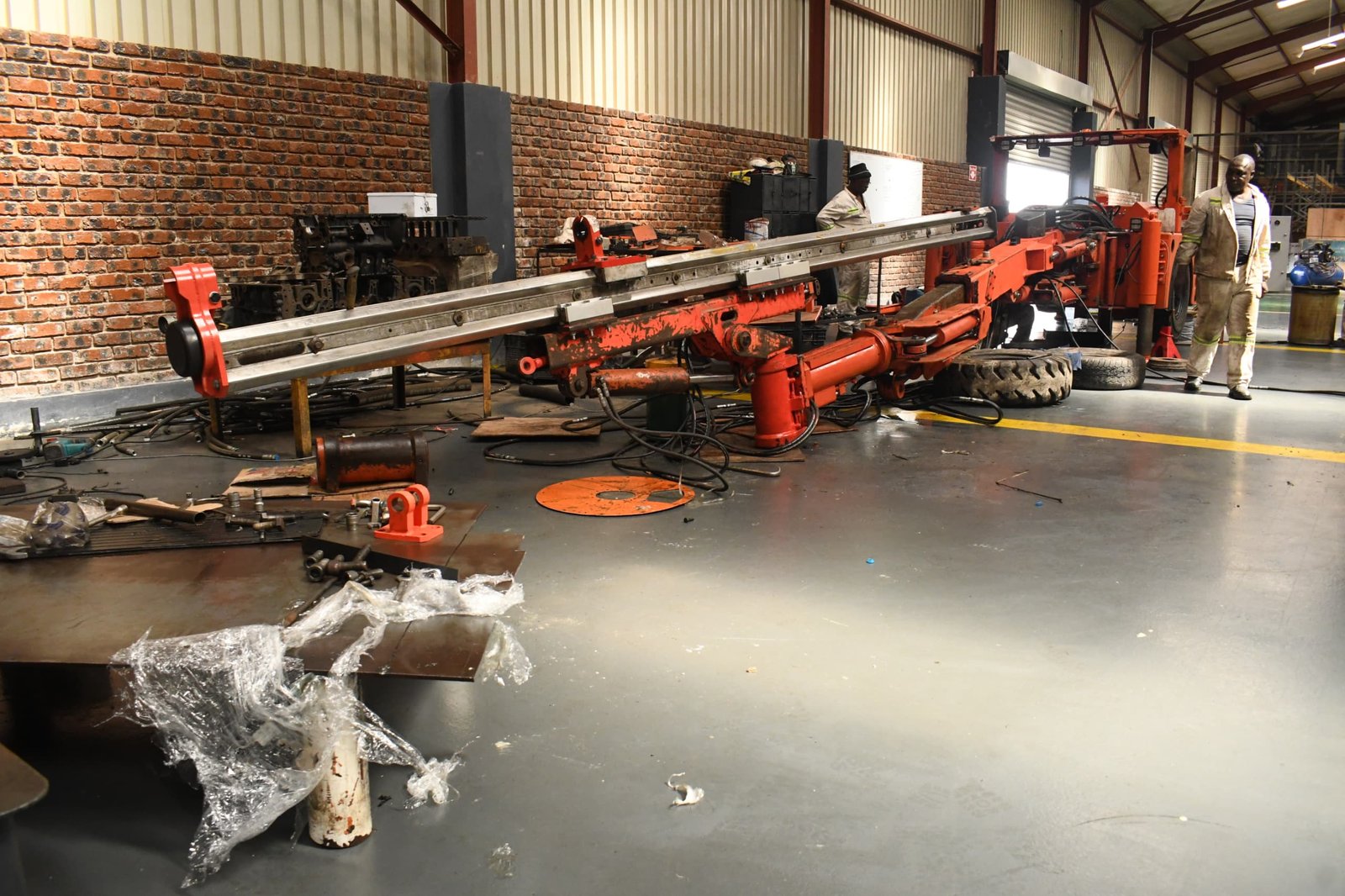 Underground Face Drill Jumbo Overhaul